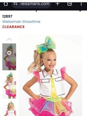Weissman-Kids Rainbow Dance Costume